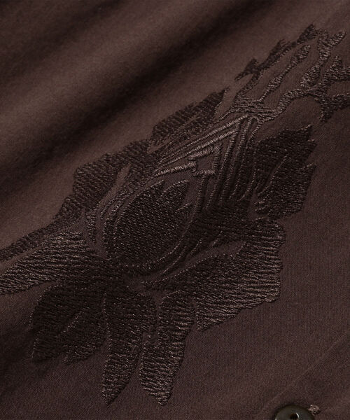 BEAMS LIGHTS(ビームスライツ)の「BEAMS LIGHTS / ボイル エンブロイド シャツ(シャツ/ブラウス・メンズ・ブラック/ブラウン・SMALL/MEDIUM/LARGE)」の14枚目の写真