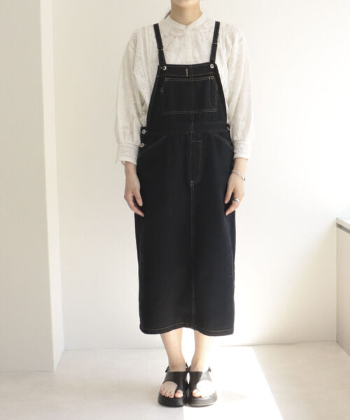 fredy repit(フレディレピ)の「コットンツイルジャンスカ(ワンピース・レディース・オフホワイト/ブラック・38)」の16枚目の写真