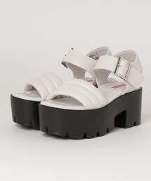 ABC SELECT エービーシーセレクト PUFF STRAP 7.5 パフストラップサンダル 7.5 W2014 WARM WHITE