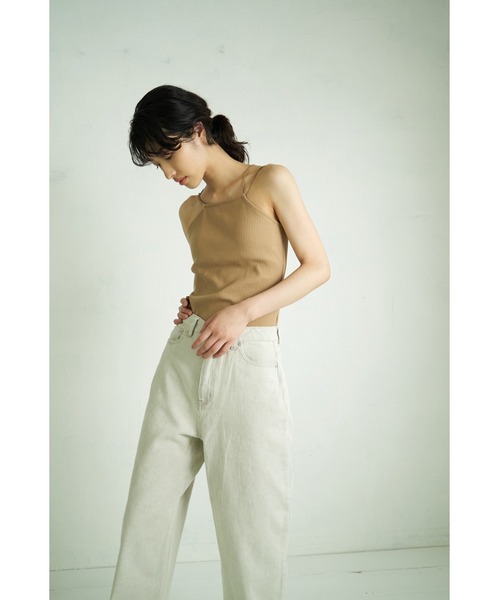 4youstory(フォーユーストーリー)の「【4youstory】デニムハイウエストパンツ(デニムパンツ・レディース・グレー/オフホワイト/ブルー/ブルー系その他・SMALL/MEDIUM)」の6枚目の写真