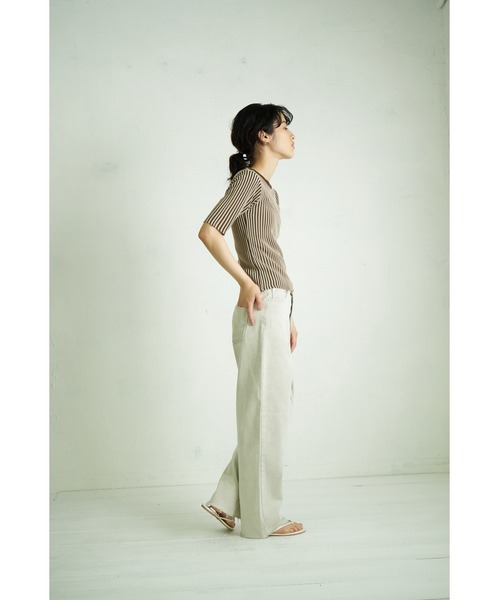 4youstory(フォーユーストーリー)の「【4youstory】デニムハイウエストパンツ(デニムパンツ・レディース・グレー/オフホワイト/ブルー/ブルー系その他・SMALL/MEDIUM)」の12枚目の写真