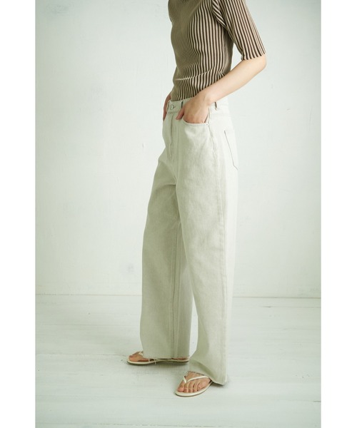 4youstory(フォーユーストーリー)の「【4youstory】デニムハイウエストパンツ(デニムパンツ・レディース・グレー/オフホワイト/ブルー/ブルー系その他・SMALL/MEDIUM)」の17枚目の写真