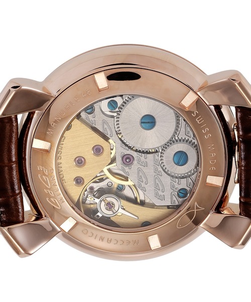 GaGa MILANO(ガガミラノ)の「GaGa MILANO/ガガミラノ MANUALE48MM 腕時計 501106S-BRW-NEW メンズ(アナログ腕時計・メンズ・ブラウン・FREE)」の3枚目の写真