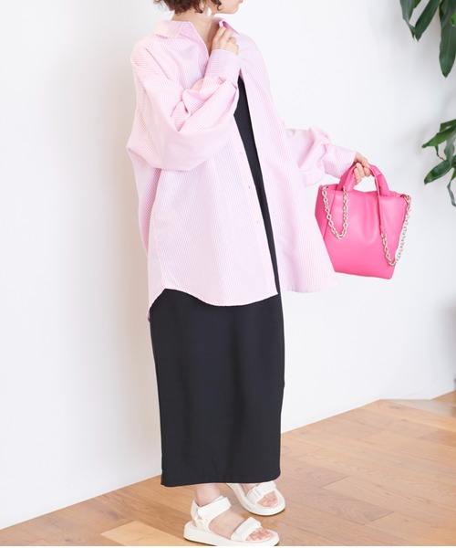 FREE'S MART（フリーズマート）の「◇ストライプルーズシャツ（シャツ/ブラウス・レディース・ブルー系その他/ピンク系その他/グリーン系その他・FREE）」の16枚目の写真