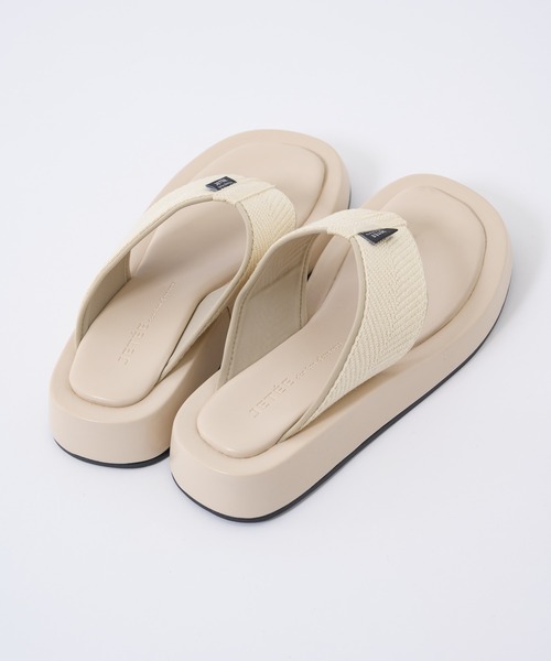 JETEE（ジュテ）の「JETEE tongsサンダル（サンダル・レディース・ブラック/アイボリー・MEDIUM/LARGE）」の14枚目の写真