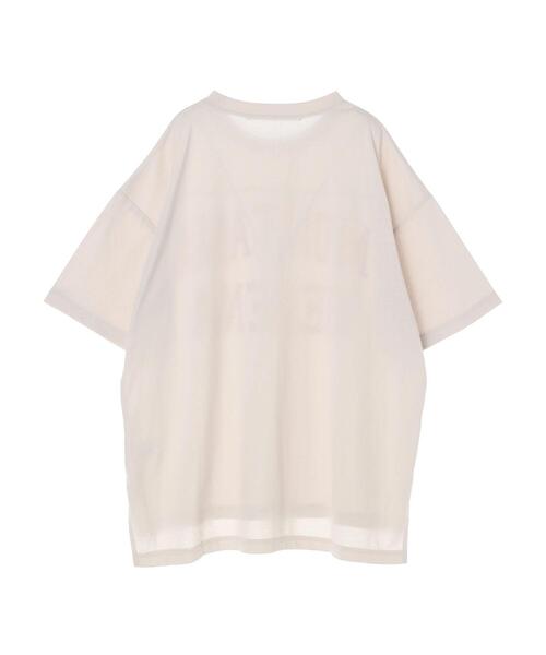 RAY CASSIN FAVORI（レイカズンフェバリ）の「・RAY CASSIN ビッグロゴptTシャツ（Tシャツ/カットソー・レディース・ブラック/オフホワイト/ブルー/グレイッシュベージュ・FREE）」の20枚目の写真