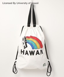 【Kahiko】University of Hawaii レインボーナップサック