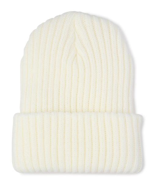 Another Edition（アナザーエディション）の「リブニットキャップ2/ AE RIB KNIT CAPⅡ◆（ニットキャップ/ビーニー・レディース・ホワイト/グレー/ライトブルー/ネイビー・フリー）」の9枚目の写真