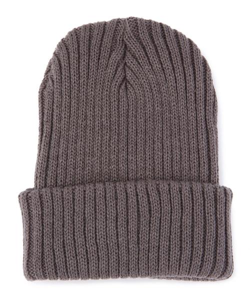 Another Edition（アナザーエディション）の「リブニットキャップ2/ AE RIB KNIT CAPⅡ◆（ニットキャップ/ビーニー・レディース・ホワイト/グレー/ライトブルー/ネイビー・フリー）」の3枚目の写真