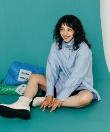 CITEN | ＜CITEN（シテン）＞スタンドカラー オーバー シャツ(シャツ/ブラウス)