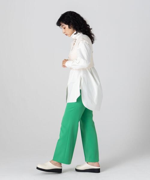 CITEN（シテン）の「＜CITEN＞スタンドカラー オーバー シャツ（シャツ/ブラウス・レディース・ライトブルー/オフホワイト・FREE）」の17枚目の写真