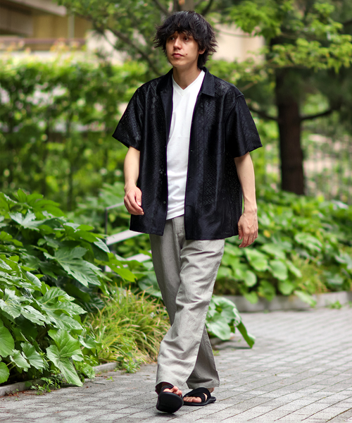B.C STOCK(ベーセーストック)の「BAMBOO LINEN TAPERED パンツ(その他パンツ・メンズ・モスグリーン/ネイビー/ベージュ・LARGE/MEDIUM/SMALL)」の9枚目の写真