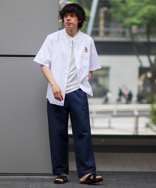 B.C STOCK(ベーセーストック)の「BAMBOO LINEN TAPERED パンツ(その他パンツ・メンズ・モスグリーン/ネイビー/ベージュ・LARGE/MEDIUM/SMALL)」の11枚目の写真