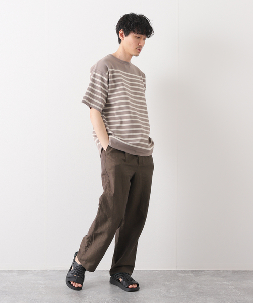 B.C STOCK(ベーセーストック)の「BAMBOO LINEN TAPERED パンツ(その他パンツ・メンズ・モスグリーン/ネイビー/ベージュ・LARGE/MEDIUM/SMALL)」の14枚目の写真