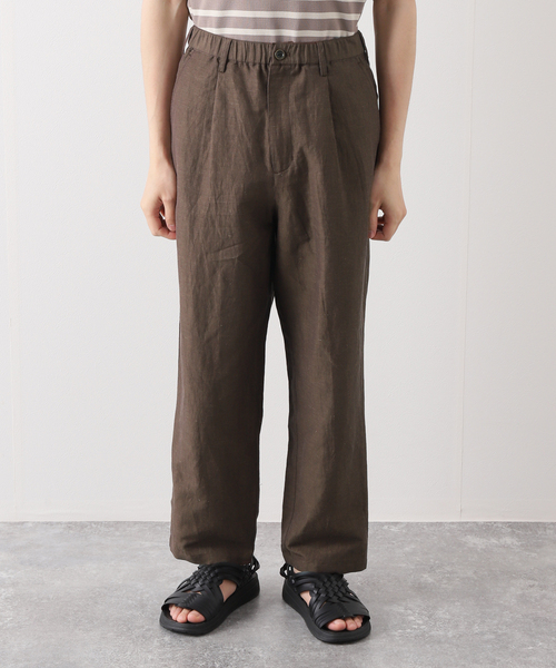B.C STOCK(ベーセーストック)の「BAMBOO LINEN TAPERED パンツ(その他パンツ・メンズ・モスグリーン/ネイビー/ベージュ・LARGE/MEDIUM/SMALL)」の15枚目の写真