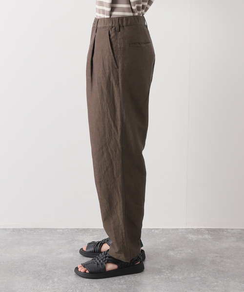 B.C STOCK(ベーセーストック)の「BAMBOO LINEN TAPERED パンツ(その他パンツ・メンズ・モスグリーン/ネイビー/ベージュ・LARGE/MEDIUM/SMALL)」の16枚目の写真