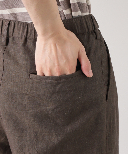 B.C STOCK(ベーセーストック)の「BAMBOO LINEN TAPERED パンツ(その他パンツ・メンズ・モスグリーン/ネイビー/ベージュ・LARGE/MEDIUM/SMALL)」の20枚目の写真