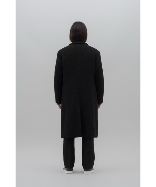 NEONSIGN(ネオンサイン)の「NEONSIGN ネオンサイン / Innermost color prepeller coat インナーモストカラー プリペラコート / N1612(チェスターコート・メンズ・ブラック×イエロー・46)」の6枚目の写真