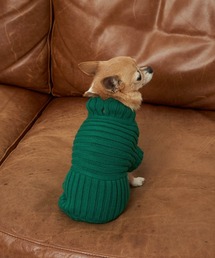 【DOG】【WEB限定カラー:ミント, ピンク,イエロー】リブ切替プルオーバー