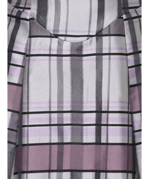 LAGUNAMOON（ラグナムーン）の「チェックジャガードフレアースカート（スカート・レディース・パープル/ブラック・MEDIUM/SMALL）」の10枚目の写真