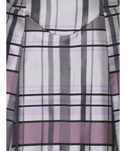 LAGUNAMOON（ラグナムーン）の「チェックジャガードフレアースカート（スカート・レディース・パープル/ブラック・MEDIUM/SMALL）」の19枚目の写真