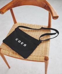 coen | coenロゴサコッシュ(ボディバッグ/ウエストポーチ)