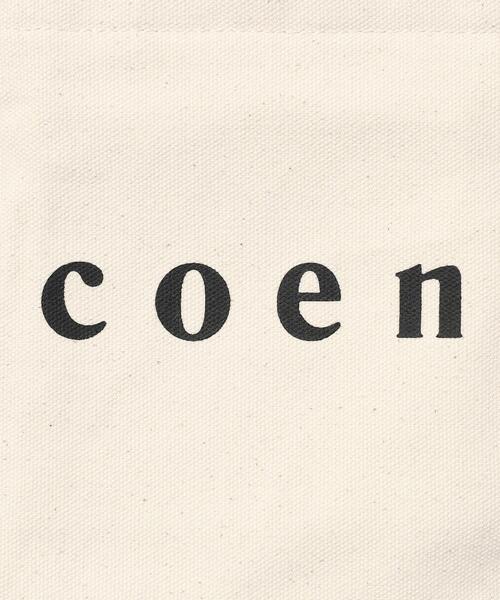 coen(コーエン)の「coenロゴサコッシュ(ボディバッグ/ウエストポーチ・レディース・オフホワイト/ブラック・FREE)」の13枚目の写真