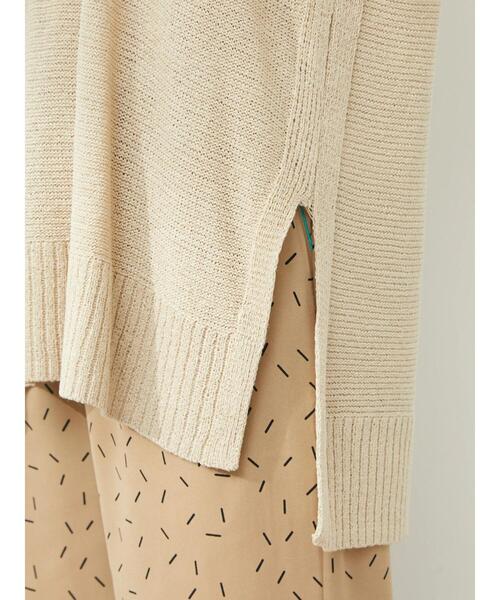 Green　Parks（グリーンパークス）の「テープヤーンニットVネックベスト（ベスト・レディース・ブラウン/グリーン/ライトベージュ・FREE）」の21枚目の写真