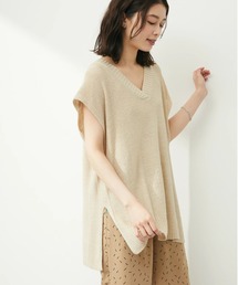 Green　Parks | テープヤーンニットVネックベスト(ベスト)