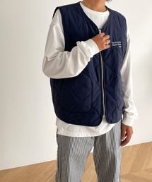 RED CHOP WORKS(レッドチョップワークス) "Pier 45 and 46 Park"刺繍ライナーベスト