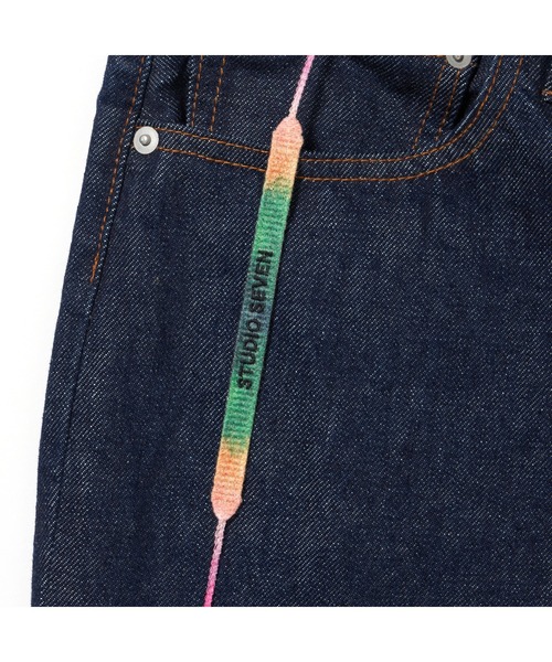 STUDIO SEVEN(スタジオ セブン)の「Border Yoke Denim Pants【STUDIOSEVEN/スタジオセブン】(デニムパンツ・メンズ・インディゴブルー・MEDIUM/LARGE/X-LARGE)」の3枚目の写真