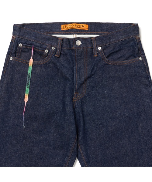 STUDIO SEVEN(スタジオ セブン)の「Border Yoke Denim Pants【STUDIOSEVEN/スタジオセブン】(デニムパンツ・メンズ・インディゴブルー・MEDIUM/LARGE/X-LARGE)」の6枚目の写真