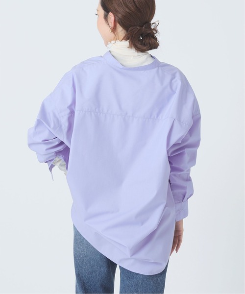 B.C STOCK(ベーセーストック)の「《予約》オーバーサイズブロードシャツ*(シャツ/ブラウス・レディース・ネイビー/ピンク/ブルー・FREE)」の15枚目の写真