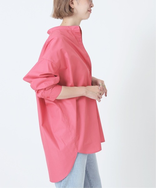 B.C STOCK(ベーセーストック)の「《予約》オーバーサイズブロードシャツ*(シャツ/ブラウス・レディース・ネイビー/ピンク/ブルー・FREE)」の16枚目の写真