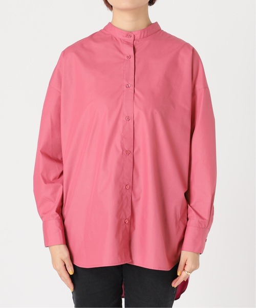 B.C STOCK(ベーセーストック)の「《予約》オーバーサイズブロードシャツ*(シャツ/ブラウス・レディース・ネイビー/ピンク/ブルー・FREE)」の14枚目の写真
