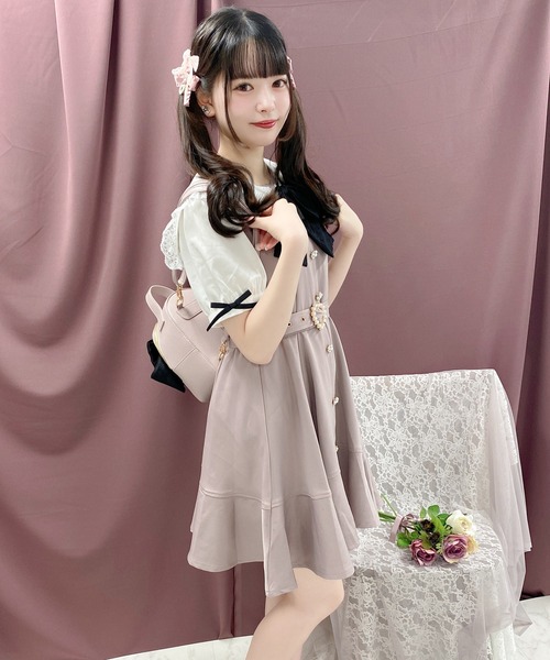 ROJITA（ロジータ）の「ハートバックルベルトワンピース