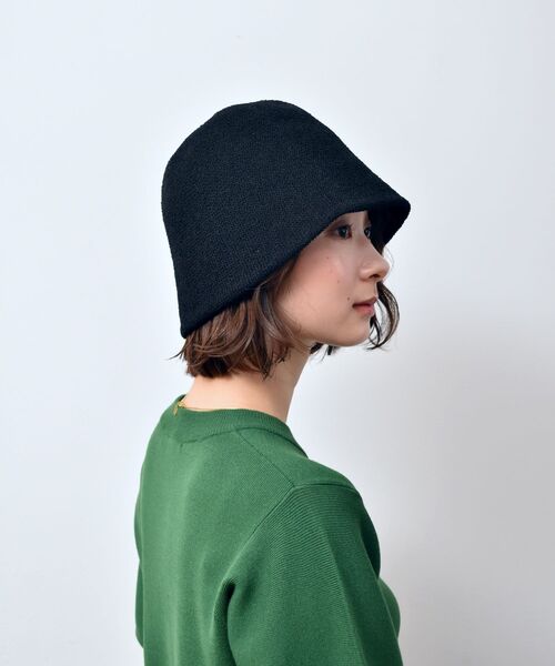 casita(RETRO GIRL)(カシータ)の「サーモハット(ハット・レディース・ブラック/ブラウン/アイボリー・ONE SIZE)」の9枚目の写真