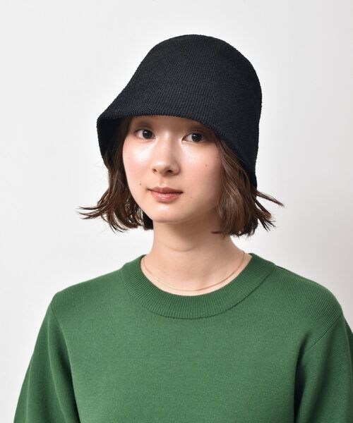 casita(RETRO GIRL)(カシータ)の「サーモハット(ハット・レディース・ブラック/ブラウン/アイボリー・ONE SIZE)」の8枚目の写真