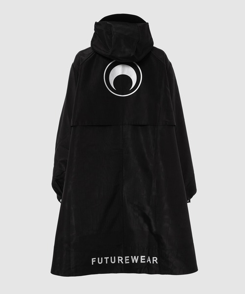 マリーンセル A-Line Hooded Moire Windbreaker マリーンセル A-Line Hooded Moire Windbreaker 【公式通販】