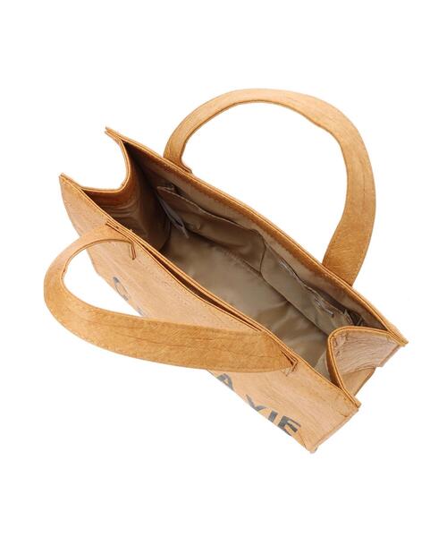 AMERICAN HOLIC（アメリカンホリック）の「マーケットペーパーミニトートバッグ（トートバッグ・レディース・ライトグレー/キャメル・FREE）」の11枚目の写真