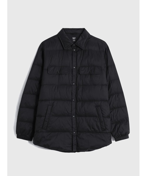 極美品 GAP ギャップ バックロゴ ダウンジャケット L ネイビー 中古・古着通販】GAP (ギャップ) ダウンジャケット ネイビー