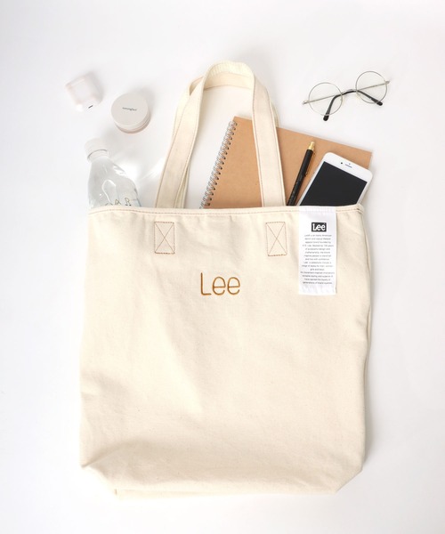 Lee（リー）の「Lee/リー キャンバス カラー トートバッグ（トートバッグ・レディース・ブラック/レッド/オフホワイト/ピンク/ブルー/グリーン/マスタード・FREE）」の21枚目の写真