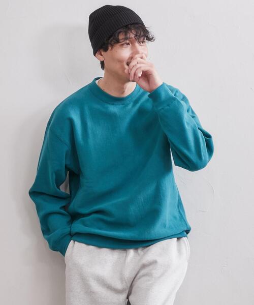 coen(コーエン)の「ヘビーウェイト裏起毛クルーネックスウェット(スウェット・メンズ・レッド/グレー/ケリー/コバルトブルー・L/M/S/XL)」の6枚目の写真