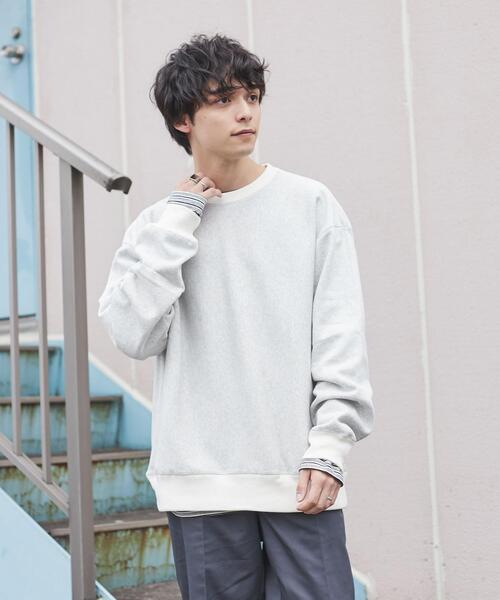 coen(コーエン)の「ヘビーウェイト裏起毛クルーネックスウェット(スウェット・メンズ・レッド/グレー/ケリー/コバルトブルー・L/M/S/XL)」の10枚目の写真