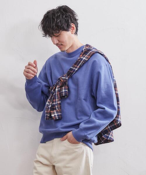 coen(コーエン)の「ヘビーウェイト裏起毛クルーネックスウェット(スウェット・メンズ・レッド/グレー/ケリー/コバルトブルー・L/M/S/XL)」の14枚目の写真