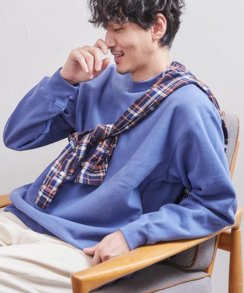 coen(コーエン)の「ヘビーウェイト裏起毛クルーネックスウェット(スウェット・メンズ・レッド/グレー/ケリー/コバルトブルー・L/M/S/XL)」の16枚目の写真