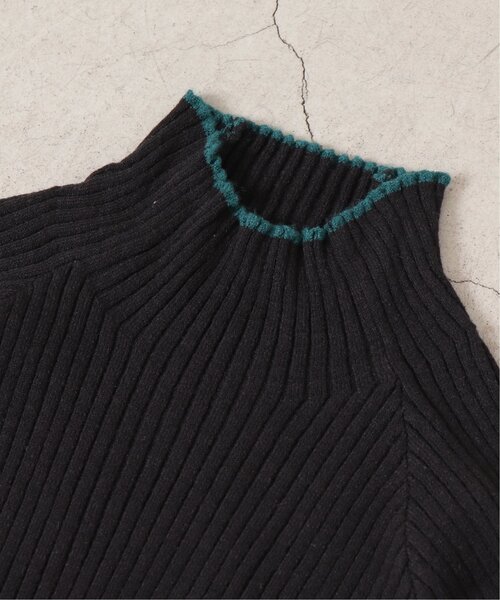DOUBLE NAME(ダブルネーム)の「抗菌防臭アンチピリングハイネックラグランニット(ニット/セーター・レディース・ブラック/サックスブルー/キャメル/キナリ・FREE)」の9枚目の写真