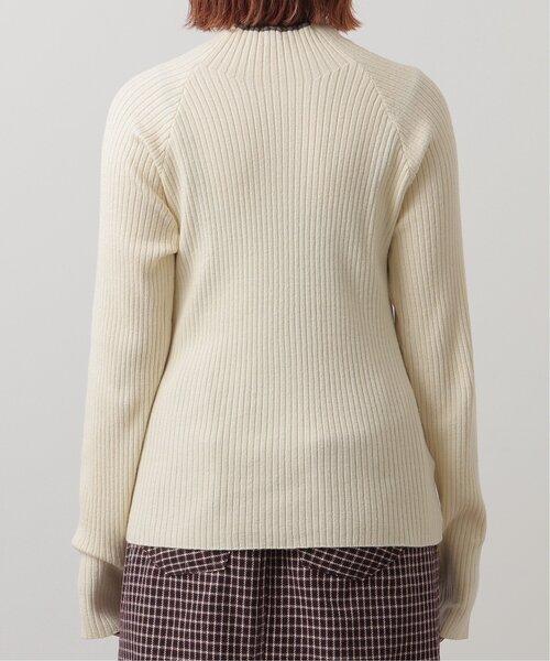 DOUBLE NAME(ダブルネーム)の「抗菌防臭アンチピリングハイネックラグランニット(ニット/セーター・レディース・ブラック/サックスブルー/キャメル/キナリ・FREE)」の21枚目の写真