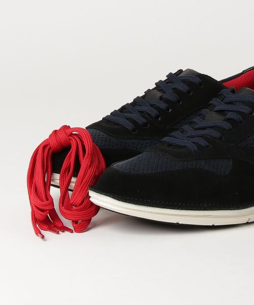 MODELLO（モデロ）の「MODELLO（モデロ) ベロアレザースニーカー DMA302（スニーカー・メンズ・ブラック×ブルー/ワイン系/ダークブラウン系・26cm/25.5cm/27cm/26.5cm/25cm）」の8枚目の写真