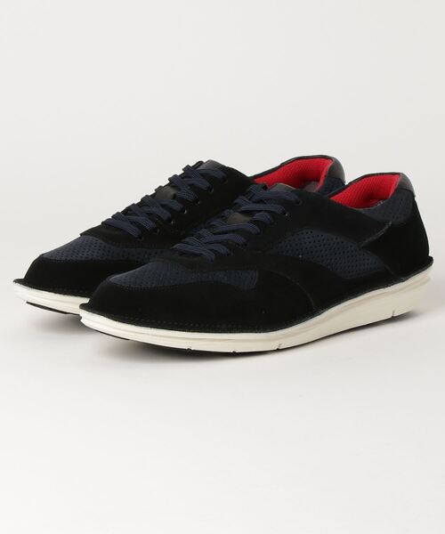 MODELLO（モデロ）の「MODELLO（モデロ) ベロアレザースニーカー DMA302（スニーカー・メンズ・ブラック×ブルー/ワイン系/ダークブラウン系・26cm/25.5cm/27cm/26.5cm/25cm）」の9枚目の写真